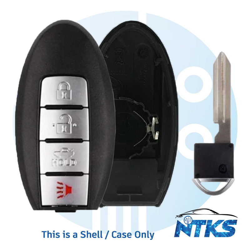 2013 - 2019 CARCASA para llave de proximidad inteligente Nissan para KR5S180144014 - 4 botones
