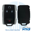 2014 - 2019 SHELL for Chevrolet GMC Remote Control Remote Start 4-Buttons Silver Sides