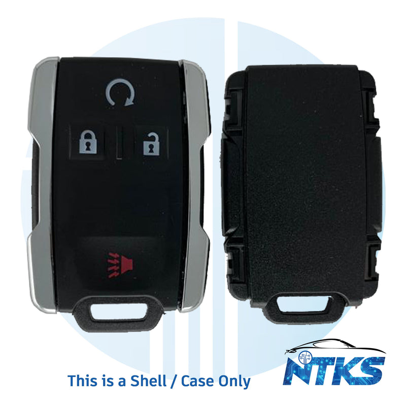 2014 - 2019 SHELL para Chevrolet GMC Control remoto Arranque remoto 4 botones Lados plateados