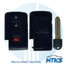 2004 - 2009 CARCASA para Toyota Prius Smart Key para FCC: M0ZB31EG / MOZB21TG