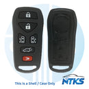 2004 - 2010 SHELL para Nissan Control remoto sin llave/funda para Quest