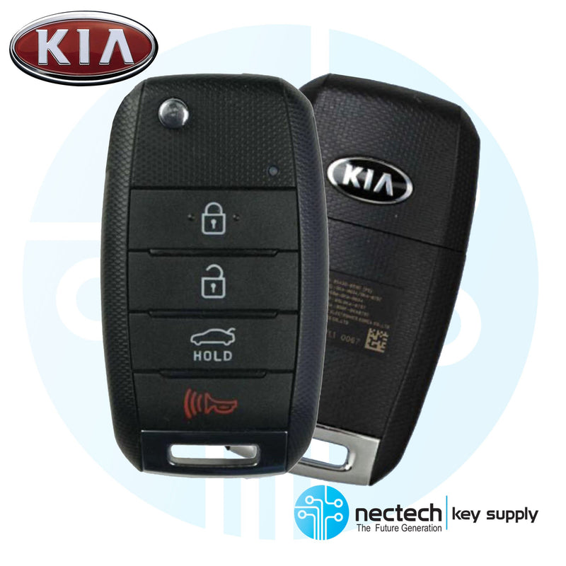 2017 - 2018 NEW Kia Forte Remote Flip Key FCC: OSLOKA-875T (YD) / PN: 95430-A7201