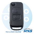 1997-2001 CARCASA para Mercedes SL Remote Flip HU39 / 2 Botones
