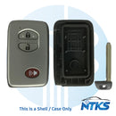 2008 - 2012 CARCASA para Toyota Smart Key para HYQ14AAB 3 botones