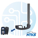 2006 - 2013 BMW Hoja de llave de emergencia HU100R