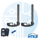 2006 - 2013 BMW Hoja de llave de emergencia HU100R