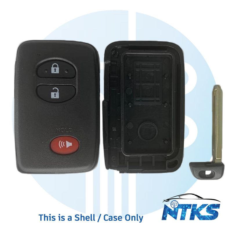2008 - 2017 CARCASA para Toyota Smart Key HYQ14AAB, HYQ14AEM 3 botones
