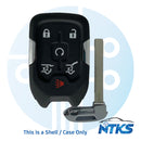 2015 - 2020 SHELL para control remoto inteligente de proximidad GMC Yukon / 6 botones
