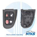 2002 - 2008 CARCASA para Control Remoto Jaguar / 4 Botones