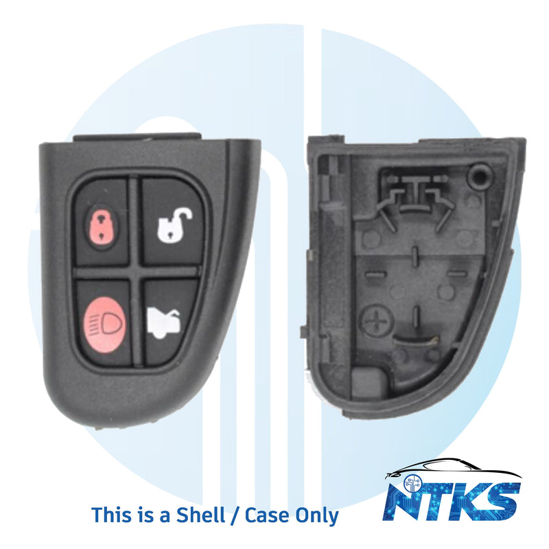 2002 - 2008 CARCASA para Control Remoto Jaguar / 4 Botones