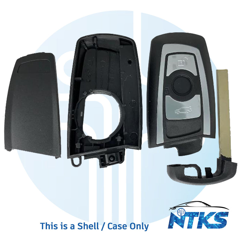 2009 - 2014 CARCASA para llave inteligente BMW Serie 3 / 4 / 5 de 3 botones