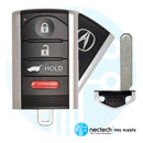 2010 - 2013 Acura ZDX Smart Proximity Key FCC: M3N5WY8145 (Driver 1)
