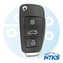 2013-2017 Audi A3-Q2L-Q3 PROXIMITY 4-Button Flip Key  PN: 81A 837 220 J FCC: NBGFS1271M  MQB F:434 Mhz