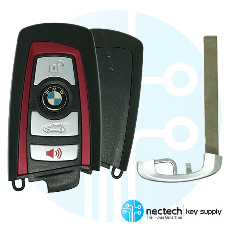 2011 - 2017 BMW X5 X6 Series 1 2 3 4 Series Smart Key FCC: YGOHUF5767 - 434 Mhz RED