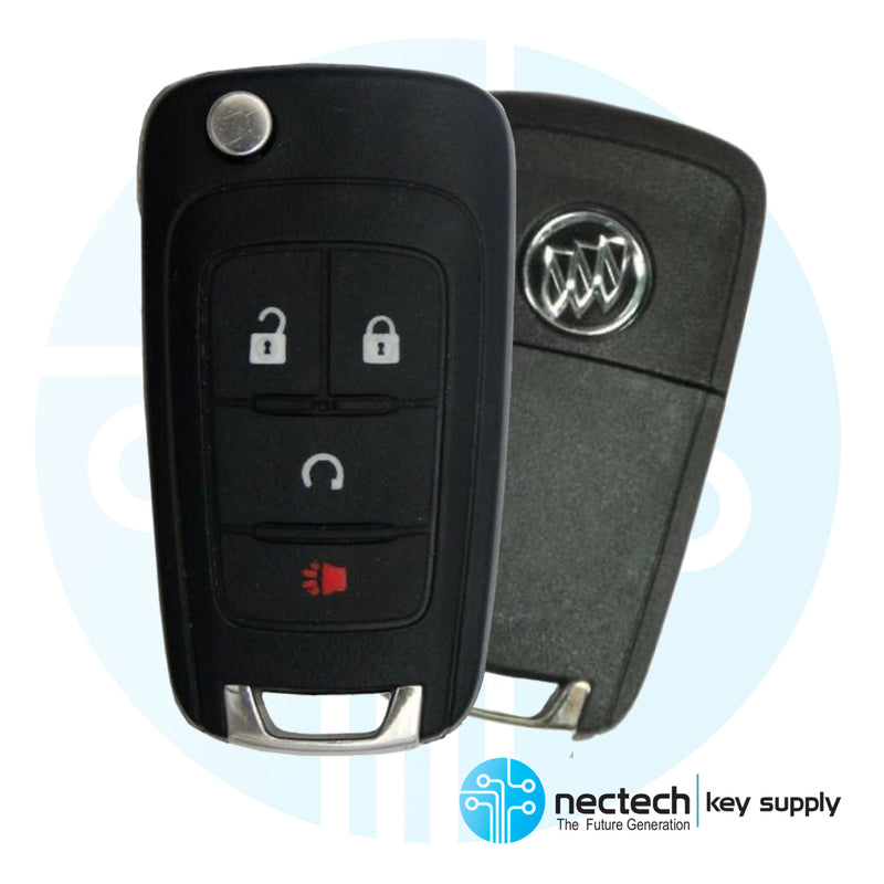 2013 - 2018 Buick Encore Remote Flip Key FCC: AVL-B01T1AC / PN:13585814