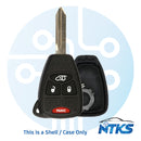 2004 - 2007 CARCASA para Chrysler / Dodge / Jeep / Llave remota Y159 / 4 botones