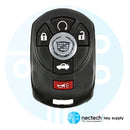 2005 - 2007 Cadillac STS llave inteligente FCC: M3N65981403 / 15212383