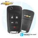 2010 - 2019 NEW Chevrolet Camaro Cruze Equinox Impala Remote Flip Key FCC: OHT01060512 PN: 13504199 Non-PEPS