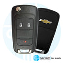 2010 - 2019 Chevrolet Equinox Sonic Trax Llave abatible remota FCC: OHT01060512 PN: 5913598