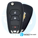 2016 - 2019 Chevrolet Cruze Llave abatible remota (433 MHZ) 3B FCC: LXP-T004 / PN: 13514134