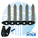 2008 - 2021 Dodge Chrysler Jeep Fobik Hoja de llave de emergencia Y159