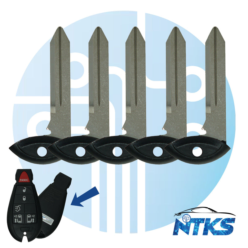 2008 - 2021 Dodge Chrysler Jeep Fobik Emergency Key Blade Y159