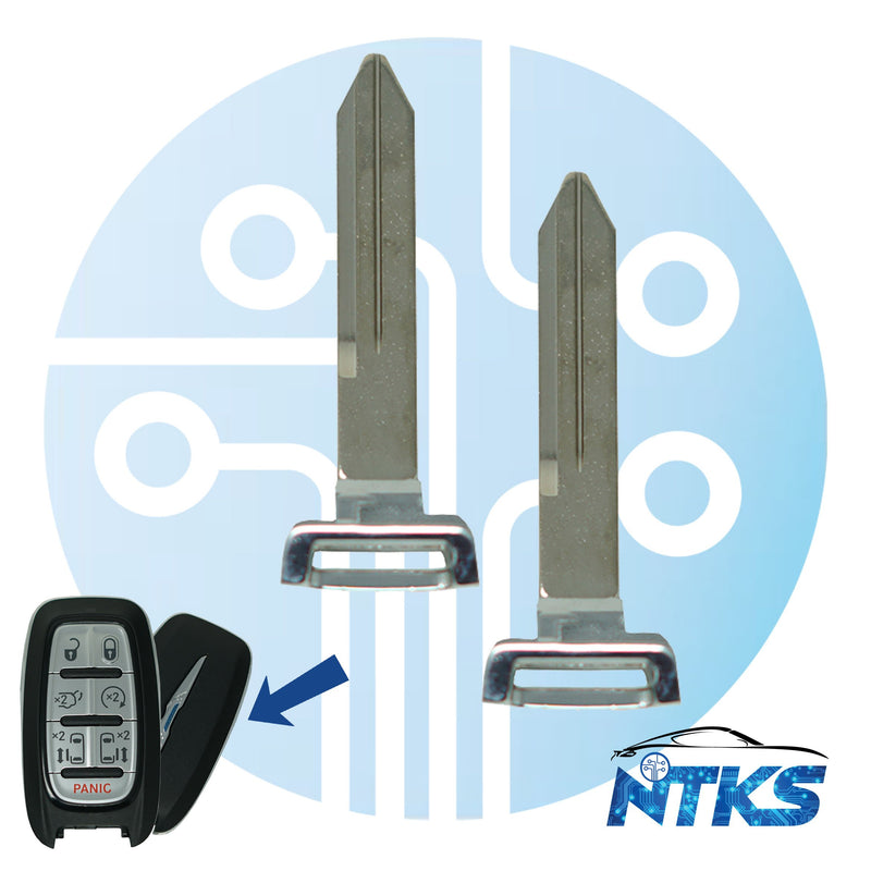 2017 - 2020 Chrysler Pacifica Emergency Key Blade Y171