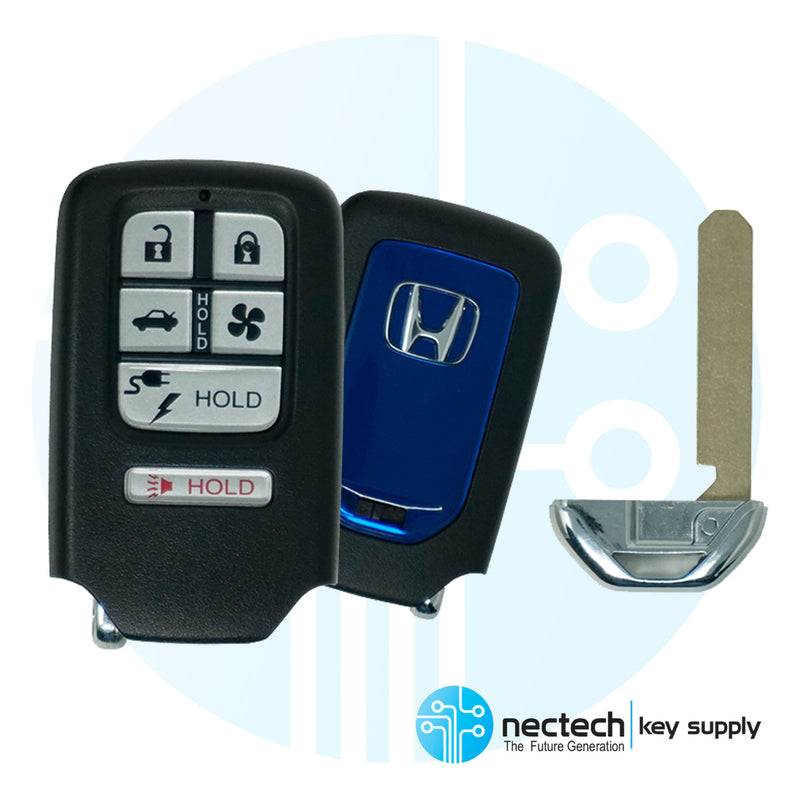 2018 Honda Clarity Smart Key 6B Ventilador / Enchufe / Maletero FCC: KR5V2X / PN: 72147-TRW-A01