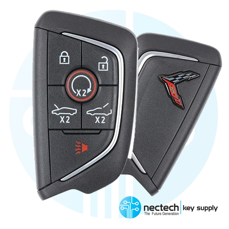 FCC de la llave de proximidad inteligente Chevrolet Corvette C8 2020 - 2022: YG0G20TB1