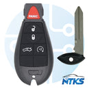 2008 - 2010 fobik Key for Chrysler 300 FCC:  IYZ-C01C