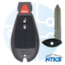 2008-2012 Fobik Key for Dodge Charger Durango FCC: IYZ-C01C - 3B