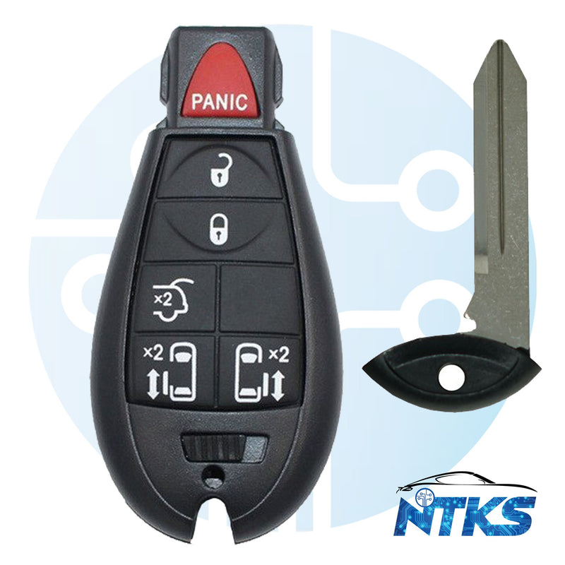Llave Fobik 2008-2016 para Chrysler Town and Country 6B FCC:IYZ-C01C