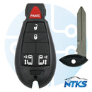 2008 - 2020 Fobik Key for Dodge Caravan Grand Caravan FCC: IYZ-C01C / Replaces PN: 56046713 AD