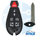 2011-2020  Keyless Go Proximity Fobik Key for Dodge Caravan Grand Caravan 7B  FCC: IYZ-C01C