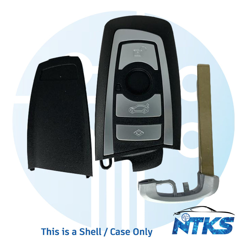 2011 - 2017 CARCASA para llave inteligente BMW Serie 3 / 4 / 5 de 3 botones
