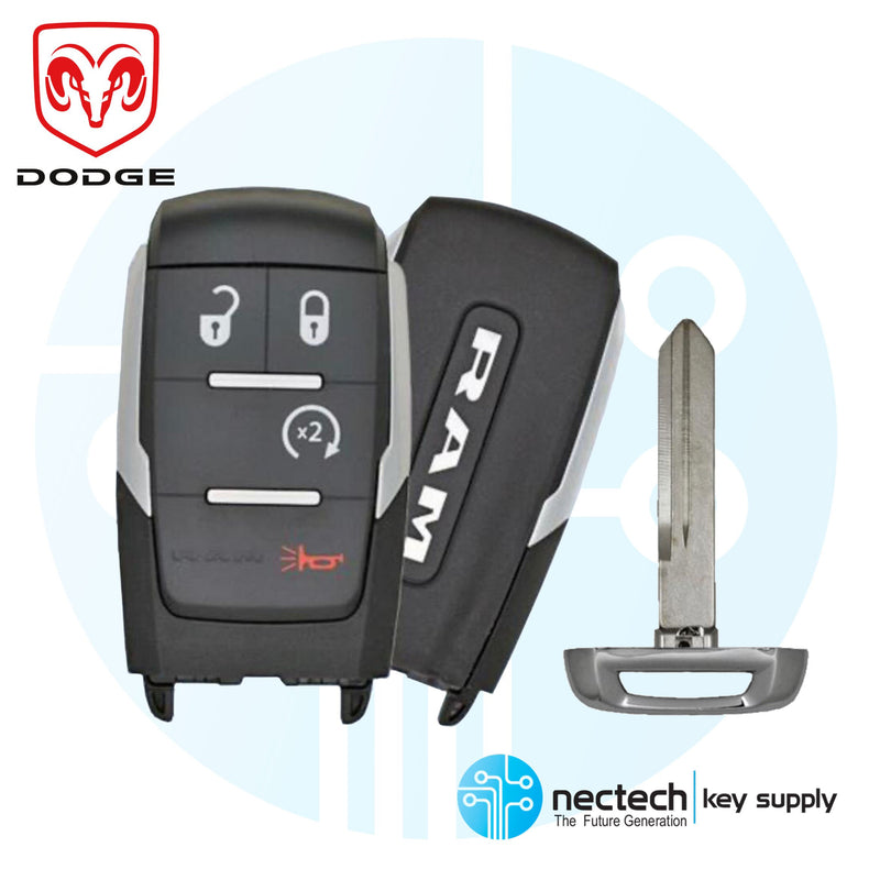 2019-2021 NEW Dodge Ram Pickup HD 2500-5500 Smart Key FCC: GQ4-76T / PN: 68365327AC