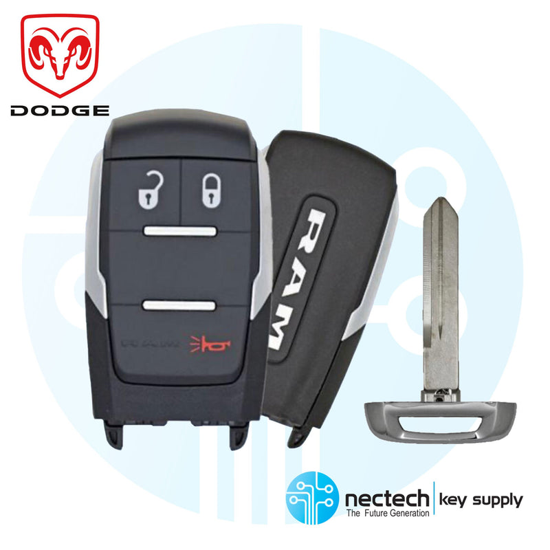 2019-2021 Dodge Ram Pickup Smart Key FCC: GQ4-76T / PN: 68365299AC