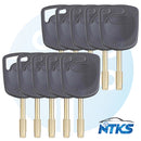 2010 - 2013 Transponder Key for Ford Transit Connert - Tibbe 6-Cut / ID 4D63 (80 bits)