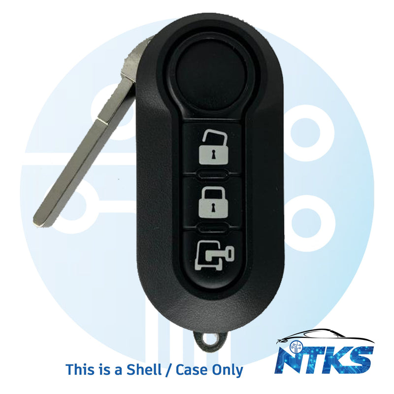 2015 - 2019 CARCASA para Dodge Ram Promaster Flip remoto / 3 botones