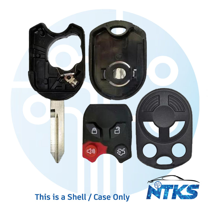 2007 - 2012 SHELL for Ford Lincoln Mercury Remote Head Key 4 Buttons