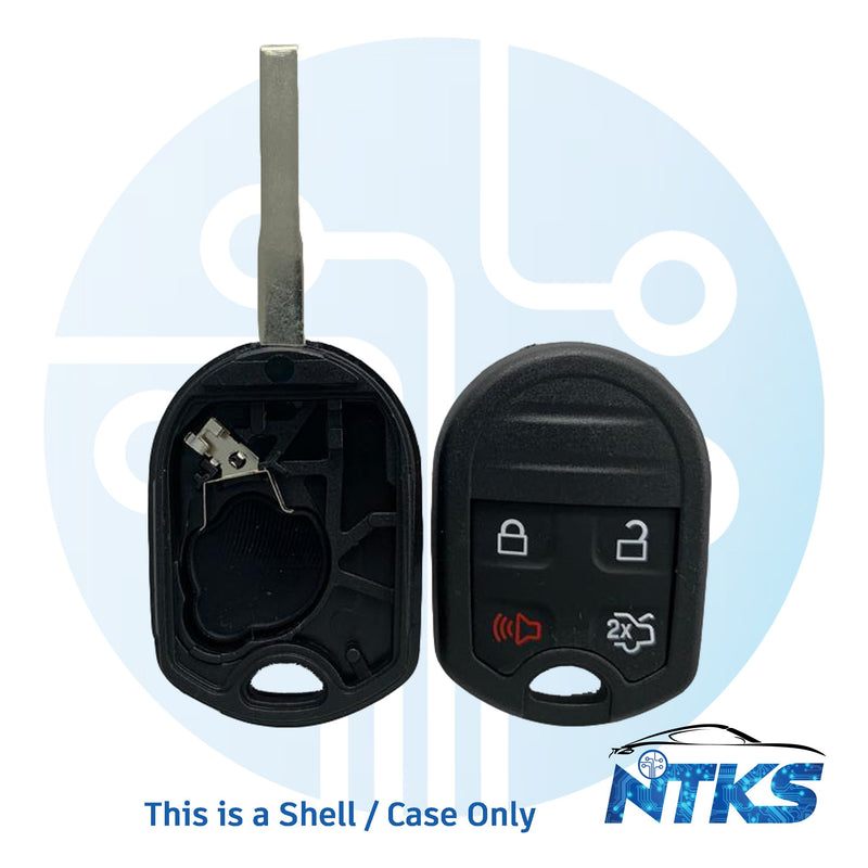 2012 - 2019 SHELL para Ford Fiesta Remote Key 4B HU101 Alta Seguridad