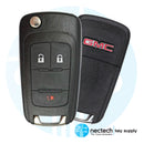 2010 - 2019 GMC Terrain Llave abatible remota 3 botones FCC: OHT01060512