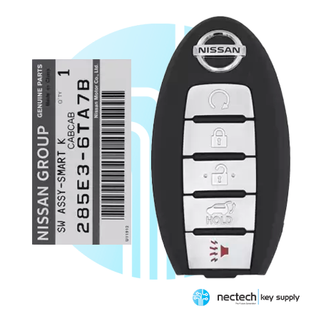 2021-2021 NEW Nissan Rogue 5-Button Smart Key PN: 285E3-6TA7B / KR5TXN4 (OEM)