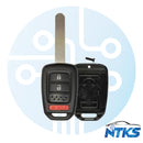 CARCASA 2013-2019 para llave remota Honda (nuevo estilo) 3 botones