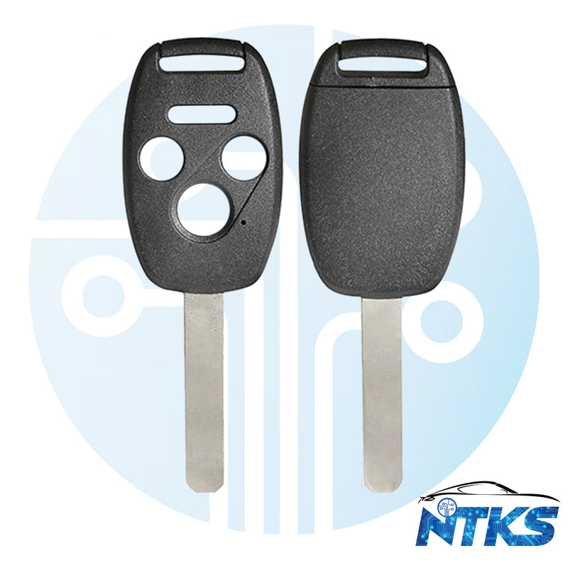2006-2013 NTKS Heavy SHELL for Honda Remote Head Key ( With and Without Chip Holder ) 4- Buttons