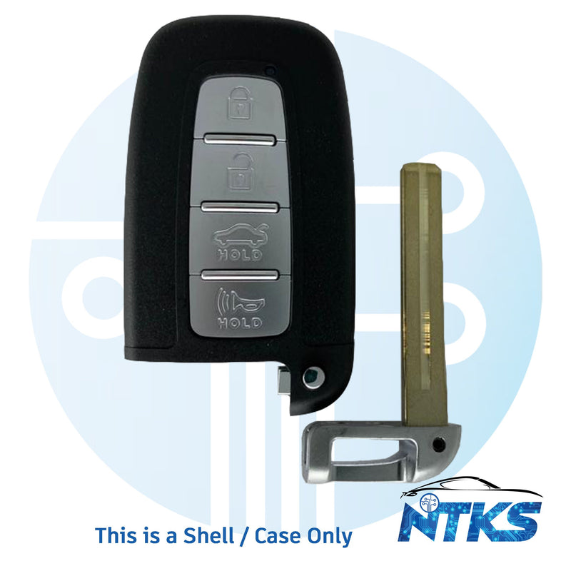 CARCASA 2009-2014 para llave de proximidad inteligente Hyundai Kia/4 botones (alta seguridad)