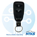 2006 - 2017 SHELL for Hyundai Kia Remote Control Key Fob / 3-Buttons