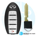 2016-2019 Infiniti Q60 Q50 Llave inteligente de proximidad FCC: KR5S180144014 Cont: 44210 / PN: 285E3-4HK0A