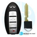 2010 - 2017 NUEVO Infiniti QX FX35 FX50 Llave inteligente remota de proximidad FCC: KR55WK49622 / PN: 285E3-1CA7A