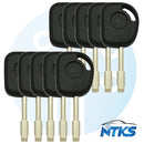 2000 - 2008 Llave Transpondedora para Jaguar - Tibbe - 6 Cortes - Chip de Vidrio FO21T7 / 4D60